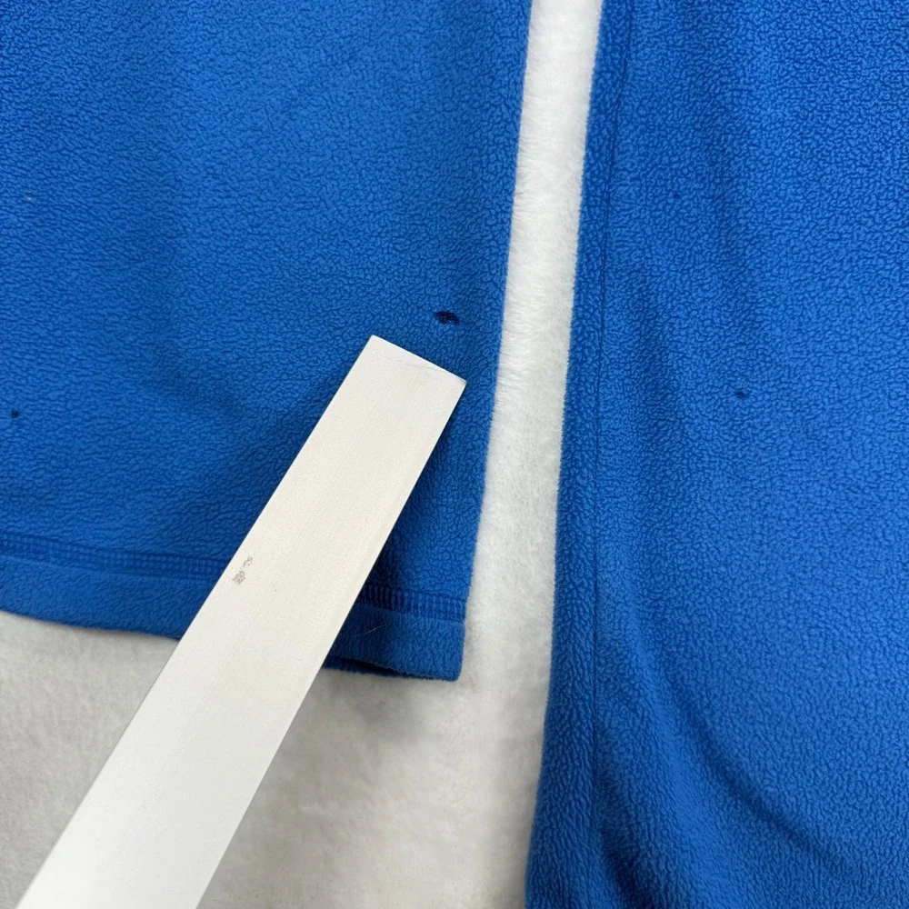 The North‎ Face Pullover Fleece Quarter Zip Polartec Classic Blue Mens L READ